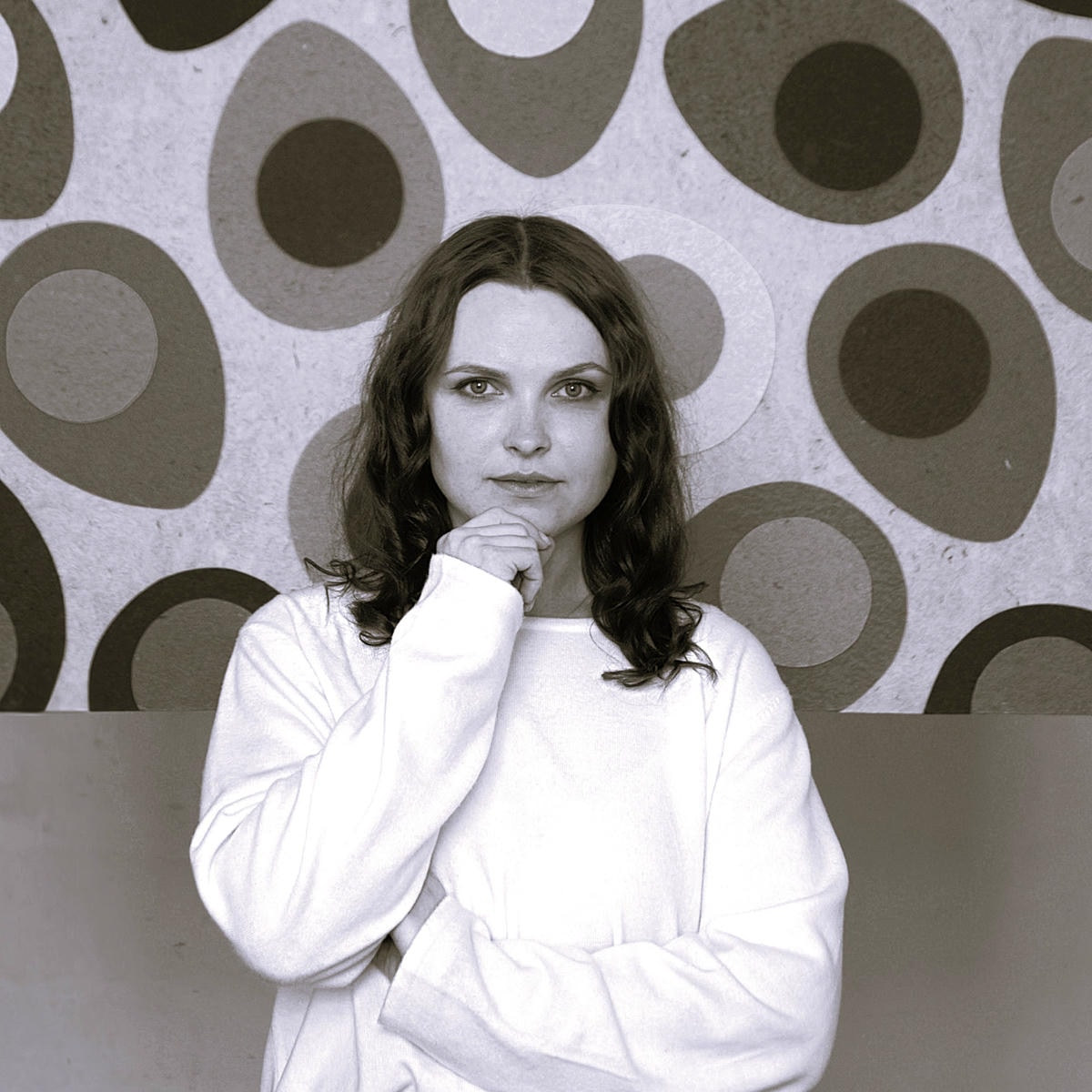 Portrait of contemporary textile artist Sandra Junele