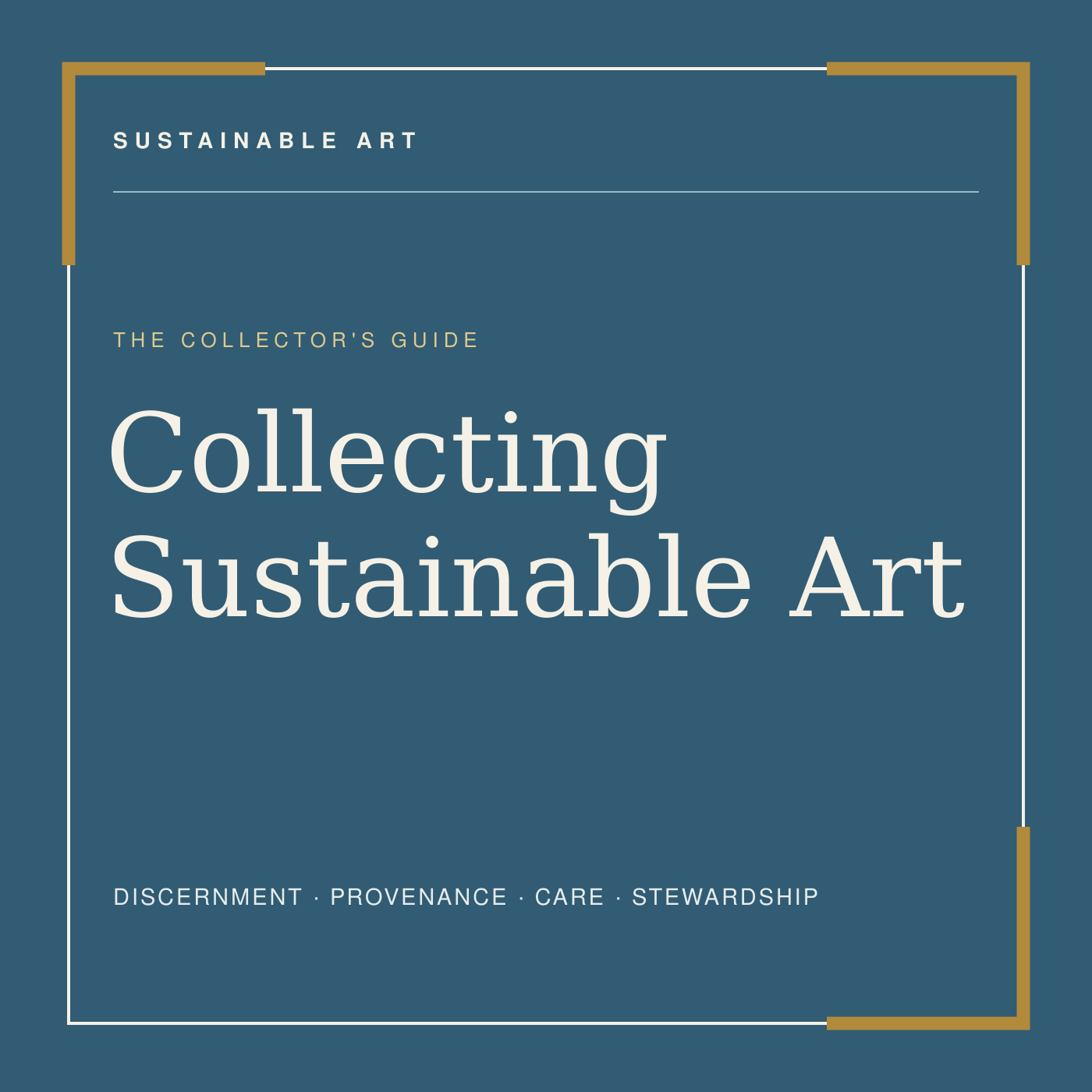 The Collector’s Guide to Sustainable Art cover