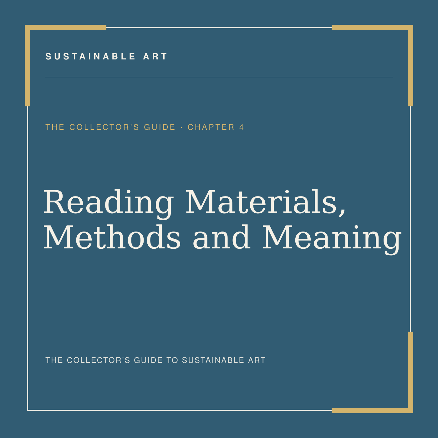 Reading Materials, Methods and Meaning, guide header