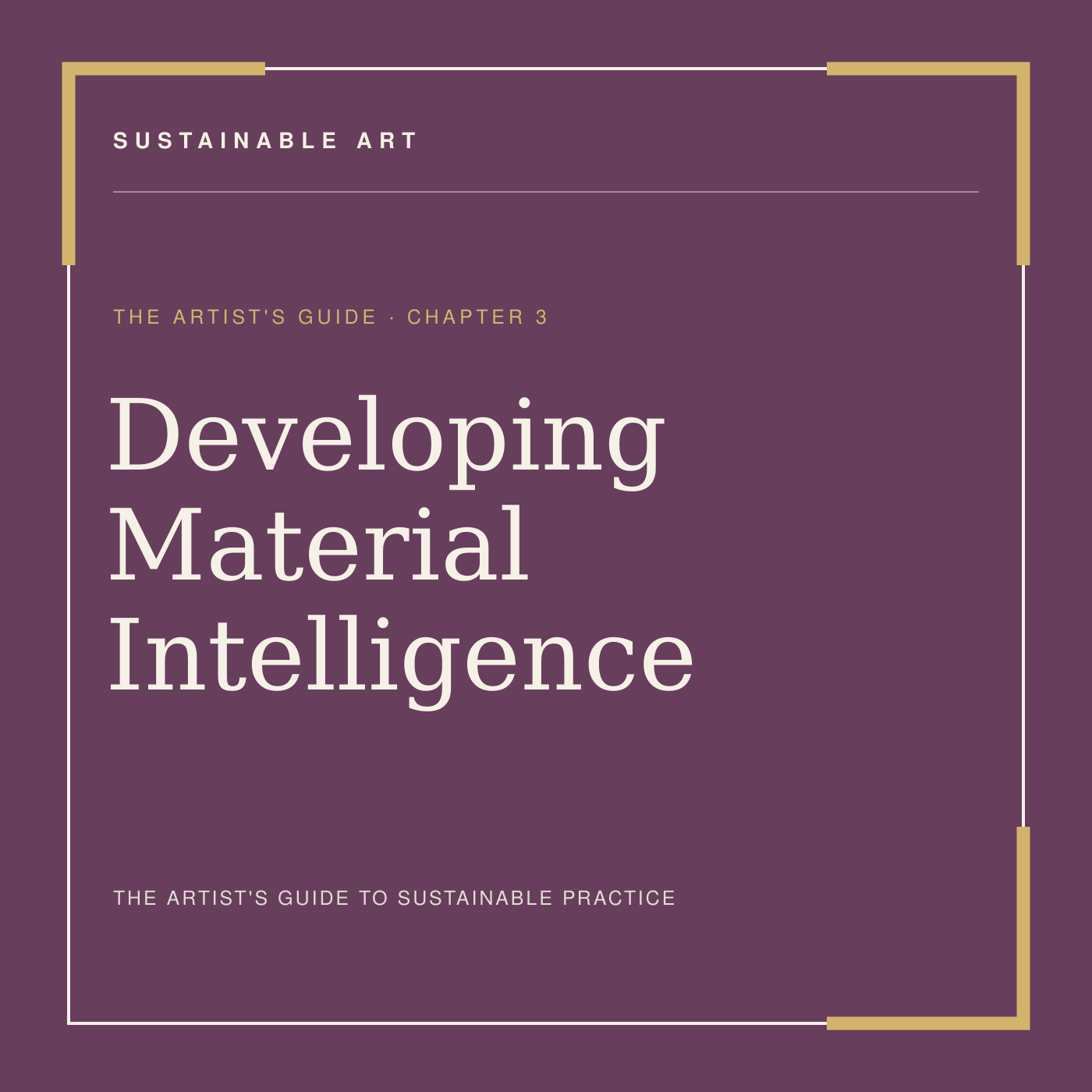 Developing Material Intelligence, guide header
