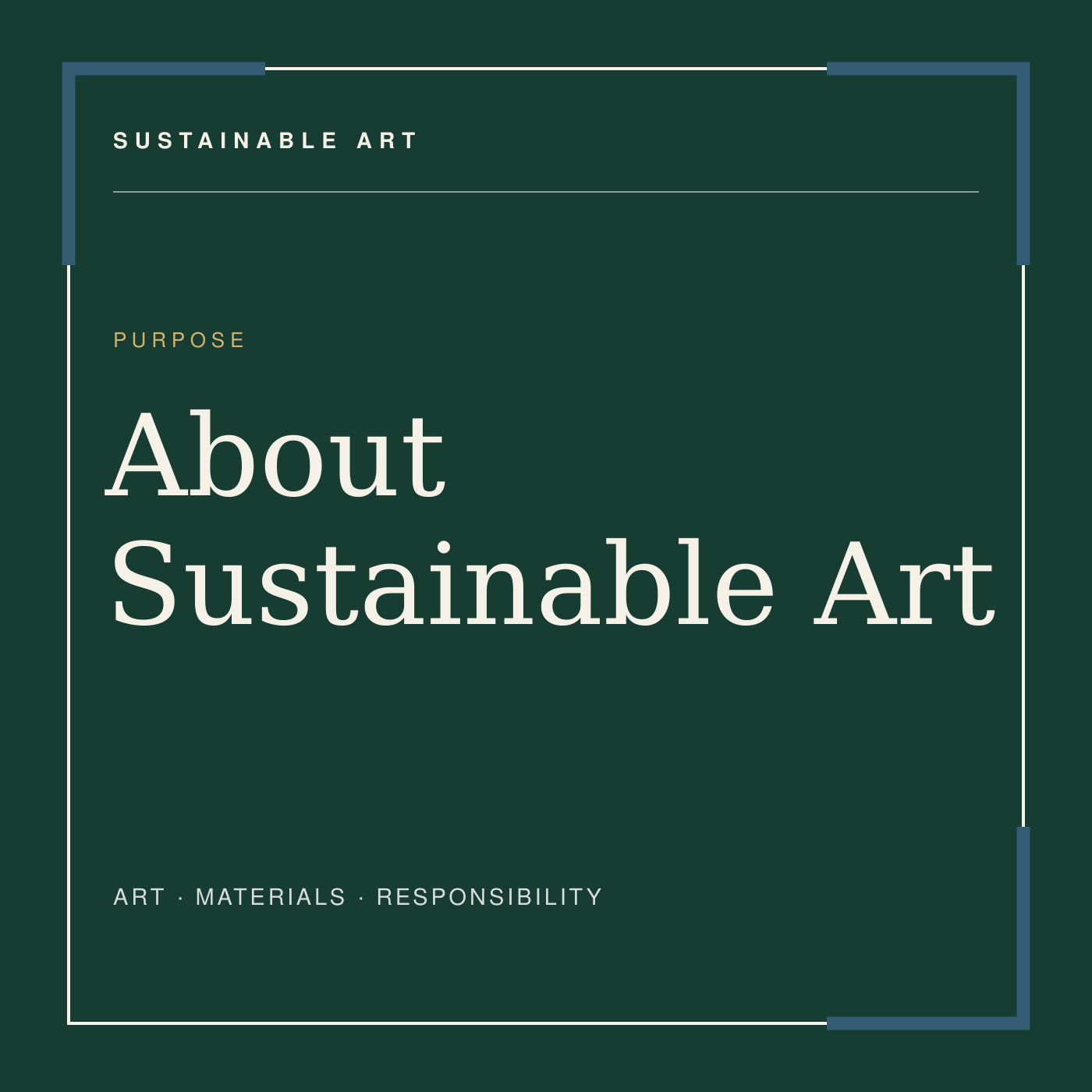 About Sustainable Art