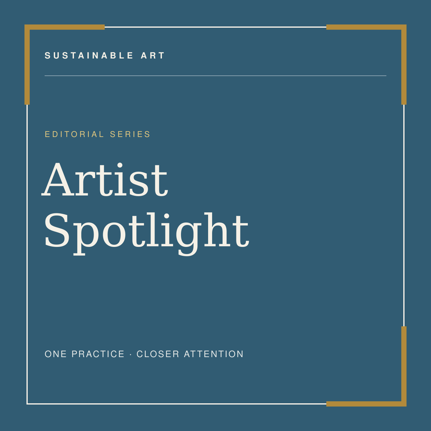 Artist Spotlight editorial series